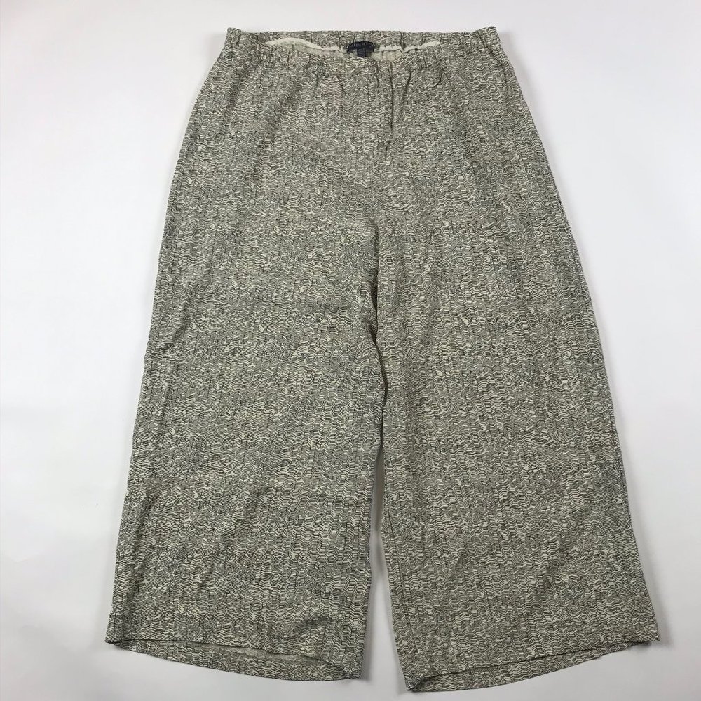 Eileen Fisher Wide Leg High Waist Pull-On Pants